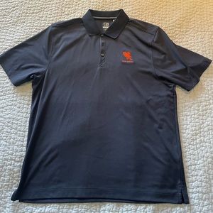 Cutter & Buck Auburn Tigers Navy Collard Shirt Size XL